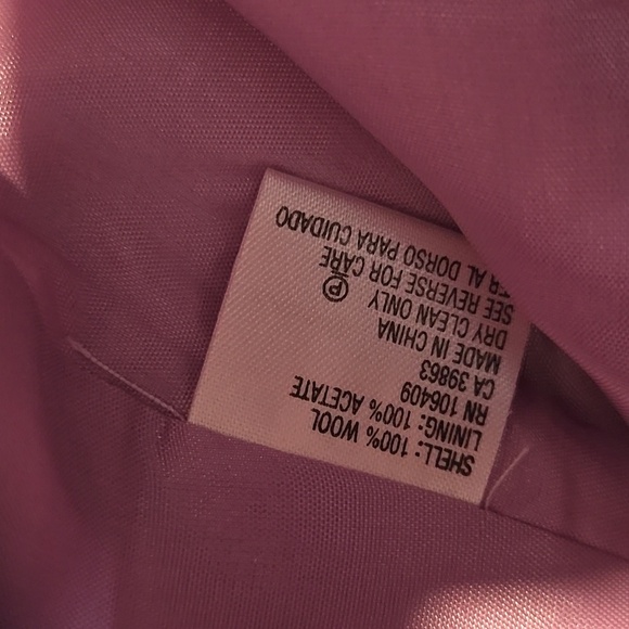 Antonio Melani Womens Purple‎ Wool Ruffle Trench Coat - Picture 6 of 6